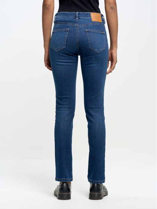 Dámske nohavice slim jeans ADELA STRAIGHT 358